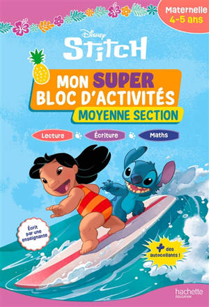 Stitch : mon super bloc d'activités, moyenne section, 4-5 ans