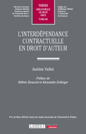 L'interdépendance contractuelle en droit d'auteur