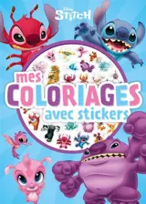 STITCH : Mes Coloriages avec stickers : Stitch et aliens - Disney