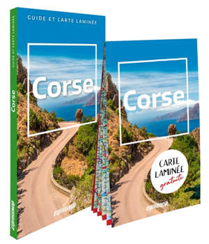 Corse : guide et carte laminée