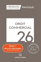 Mémento droit commercial : 2026