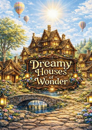 Dreamy houses of wonder : Coloringbook for adults