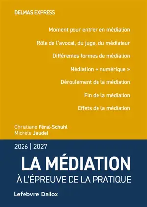 La médiation à l'épreuve de la pratique : 2026-2027