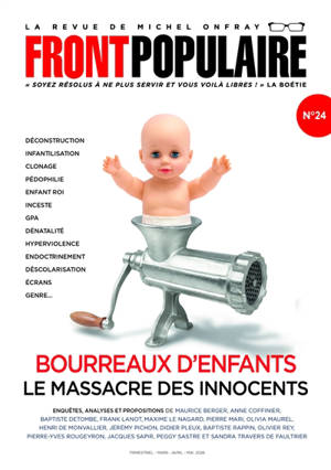 Front populaire, n° 24. Bourreaux d'enfants : le massacre des innocents
