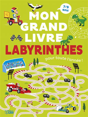 Mon grand livre de labyrinthes pour toute l'année ! : 7-9 ans