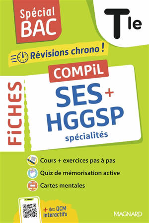 Compil de fiches SES + HGGSP terminale : révisions chrono ! : spécialités