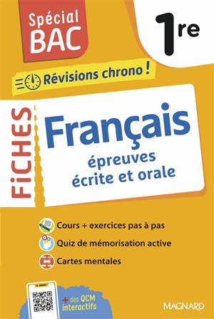 Français 1re épreuves écrite et orale : révisions chrono !