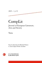 CompLit : journal of European literature, arts and society, n° 9. Varia