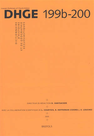 Dictionnaire d'histoire et de géographie ecclésiastiques. Vol. 34. Fascicule 199b-200