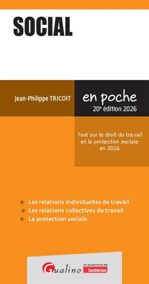 Social : tout sur le droit du travail et la protection sociale en 2026