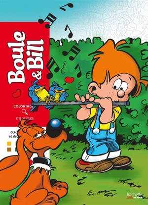 Coloriages mystères Boule & Bill : Coloriez les chiffres et découvrez l'image