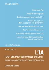 L'intelligence artificielle pour les professionnels du droit : entre augmentation et transformation