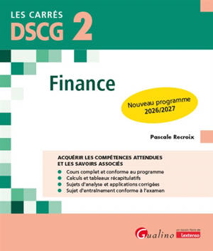 Finance, DSCG 2