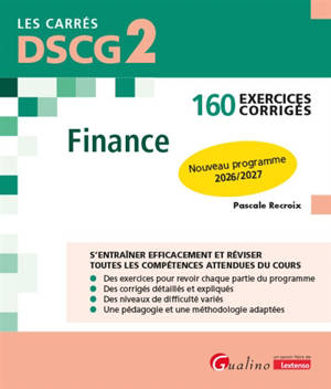 Finance, DSCG 2 : exercices corrigés