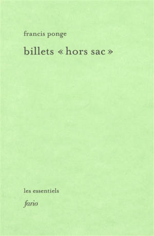 Billets "hors sac"