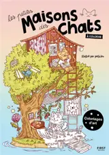 Les petites maisons des chats à colorier