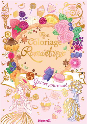 Mon coloriage romantique : Goûter gourmand