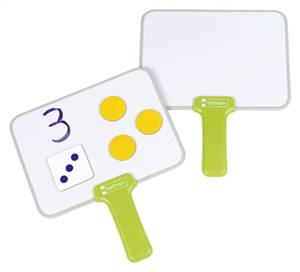 Ardoise magnétique à manche : Lot de 2