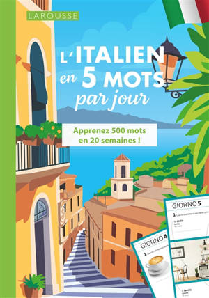 L'italien en 5 mots par jour