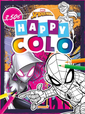 Marvel Spider-Man : Happy colo (Ghost-Spider et Spider-Man)