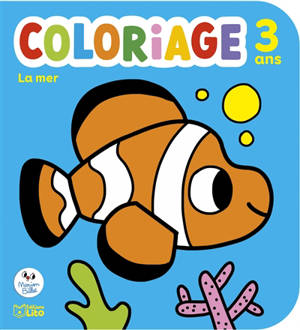 La mer, 3 ans : coloriage
