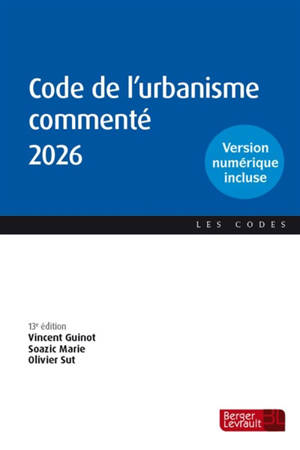 Code de l'urbanisme commenté 2026