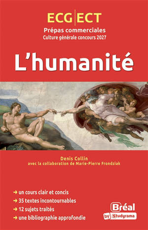 L'humanité : ECG, ECT, prépas commerciales : culture générale concours 2027