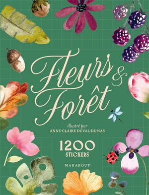 Fleurs & forêt : 1.200 stickers