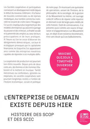 L'entreprise de demain existe depuis hier : histoire des Scop et des Scic