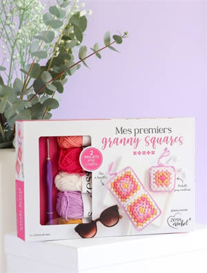 Mes premiers granny square : coffret