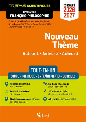 Les arcanes de la création : prépas scientifiques, épreuve de français philosophie, concours 2026-2027 : tout-en-un, cours, méthode, entraînements, corrigés