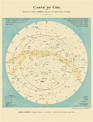 Carte du ciel. Celestial map