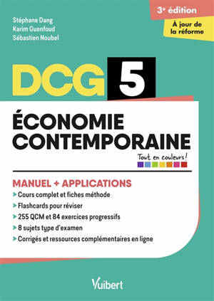 DCG 5, économie contemporaine : manuel + applications