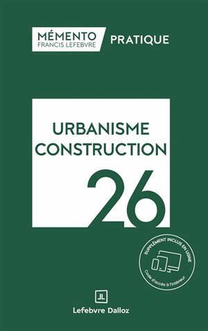 Urbanisme, construction 2026