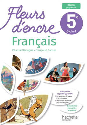 Français 5e, cycle 4 : nouveau programme