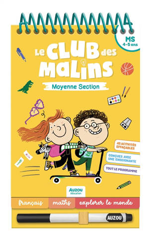 Le club des malins moyenne section, 4-5 ans