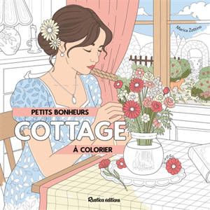 Petits bonheurs cottage à colorier
