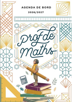 Agenda de bord 2026/2027 professeur de Mathématiques : Carnet de bord A4 pour les enseignants