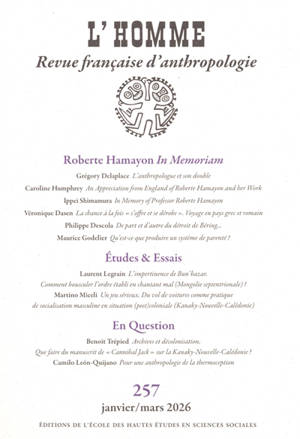 Homme (L'), n° 257