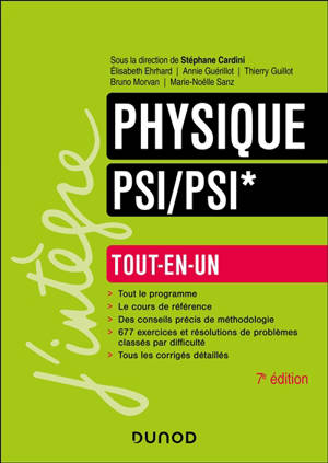 Physique PSI, PSI* : tout-en-un : nouveaux programmes