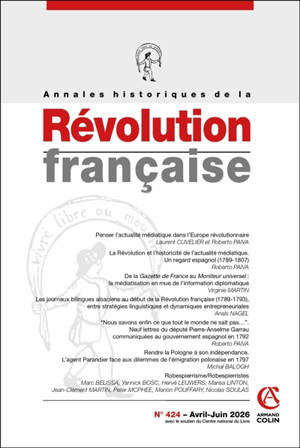 Annales historiques de la Révolution française, n° 424