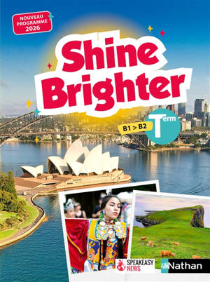 Shine brighter terminale, B1-B2 : nouveau programme 2026