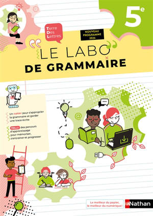 Le labo de grammaire 5e : nouveau programme 2026