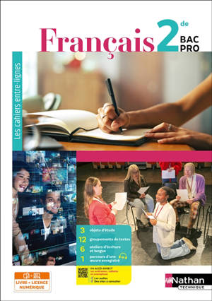 Français 2de bac pro : livre + licence numérique