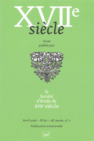 Dix-septième siècle, n° 311