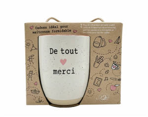 De tout coeur merci : cadeau idéal pour maîtresse formidable