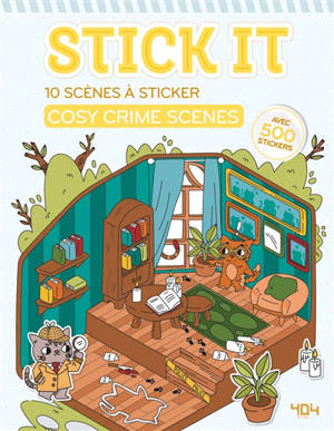 Cosy crime scenes : 10 scènes à sticker