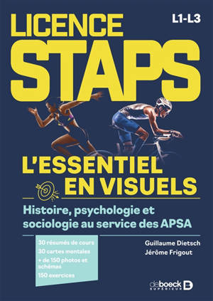 Licence Staps : l'essentiel en visuels : histoire, psychologie et sociologie au service des APSA