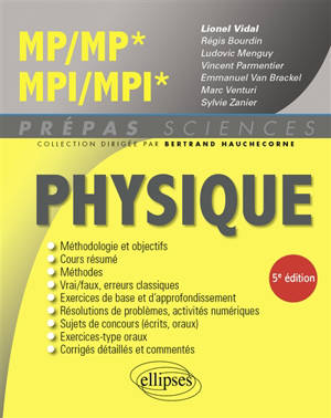 Physique MP, MP*, MPI, MPI*