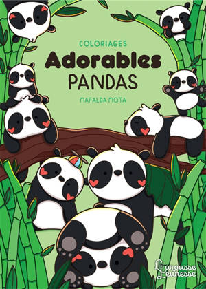 Coloriages cute pandas